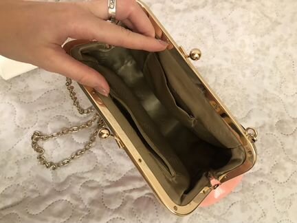 Клатч розовый