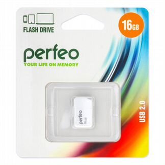Компактная USB флешка 16GB 2.0 Perfeo M03