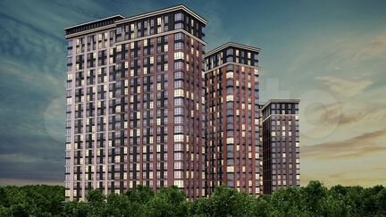 3-к апартаменты, 76.8 м², 5/20 эт.