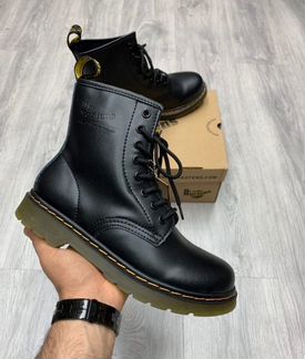 Ботинки Dr martens 1460 Black (кожа)