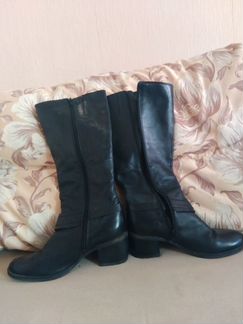 Сапоги натуральная кожа