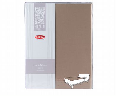 Простыня на резинке Rheanna Цвет: Коричневый (180х200)