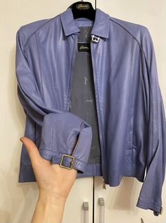 Новая кожаная куртка Brioni оригинал 52 размер