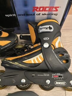 Раздвижные ролики Roces (36-40) с защитой