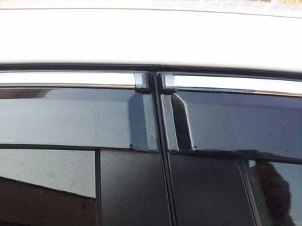 Дефлекторы Infiniti QX56/80 нержавеющий молдинг