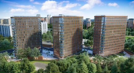 2-к квартира, 68.8 м², 4/15 эт.