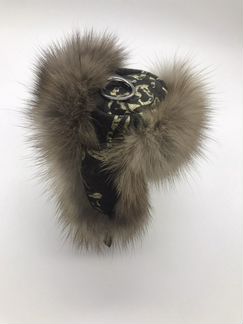 Брелок-шапка из натурального меха