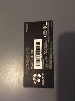 Графический планшет bamboo one pen
