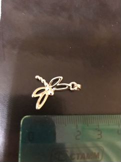 Подвеска с серебряным напылением 