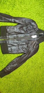 Женская кожаная куртка Bershka