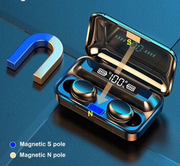 Беспроводные наушники Bluetooth с power bank