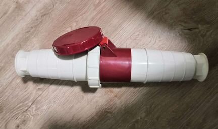 Вилка+розетка переносная 63А