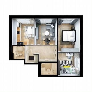 3-к квартира, 66.8 м², 25/25 эт.