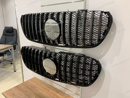 Решетка радиатора Mercedes X-Class GT c Защитой