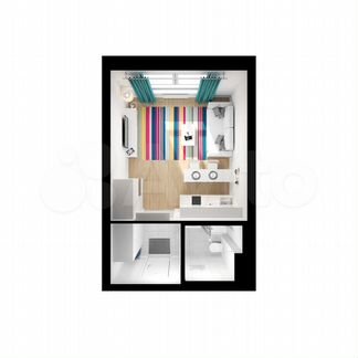 Квартира-студия, 23.5 м², 22/32 эт.