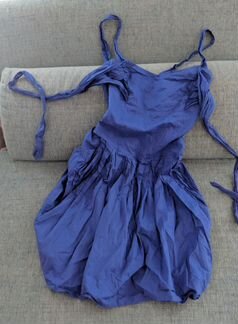 Васильковое платье Oasis Jeans