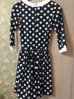 Платье трикотажное