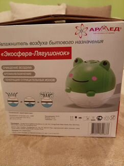 Освежитель-увлажнитель воздуха Экосфера Лягушка