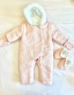 Комбинезон теплый MotherCare с рукавичками на флис