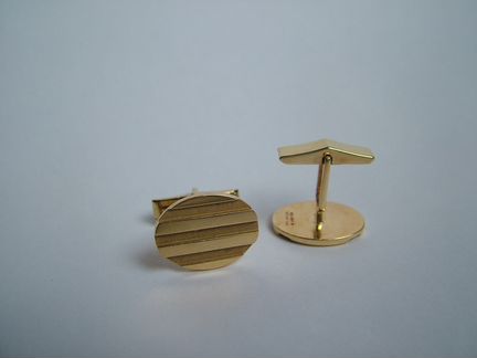 Tiffany & Co. тиффани запонки золото 750 пробы
