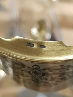 Подстаканник Северная чернь. 925