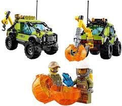 Грузовик исследователей вулканов аналог Lego 60121