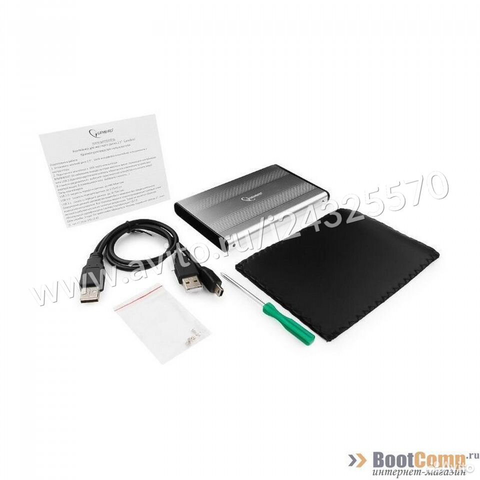Мобильные шасси Gembird EE2-U2S-5 External USB 2.0 84012410120 купить 2