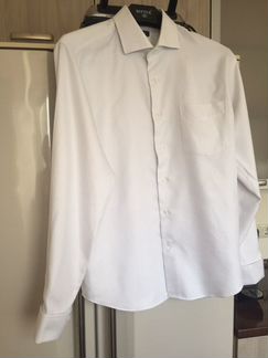 Рубашка мужская белая раз. L ворот41-42 Ted Lapidu