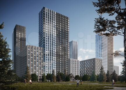 2-к квартира, 41.2 м², 6/30 эт.