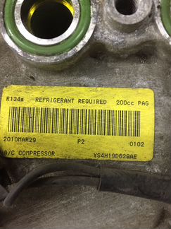 Форд Фьюжн 1.6 компрессор YS4H 19D629ае