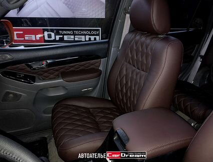 Сиденья кожаные Toyota Land Cruiser Prado 120