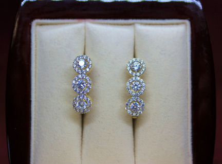 Золотые серьги