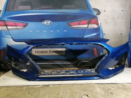 Hyundai Sonata 7 LF 2017-2019 бампер передний
