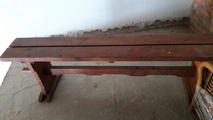 Мебель из массива сосны садовая