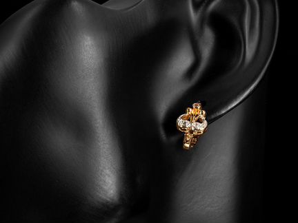 Золотые серьги