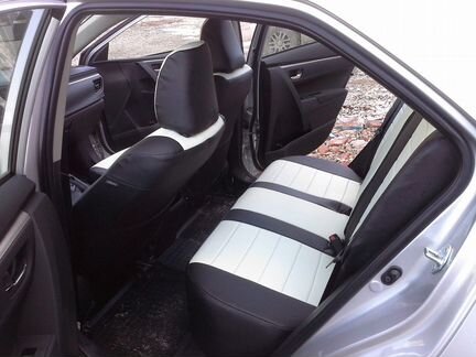 Модельные чехлы Тойота Рав4 из экокожи