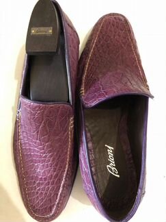 Новые Мокасины Brioni крокодил оригинал