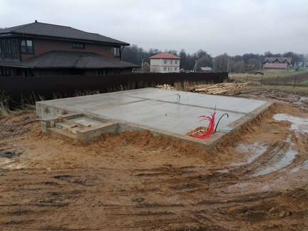 Фундамент. Бетонные,сварочные работы