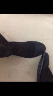 Новые сапоги из натуральной замши