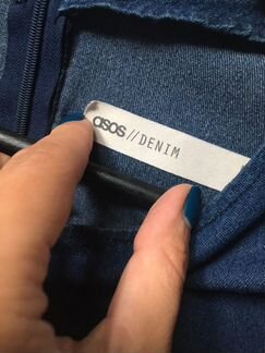 Платье ASOS denim 10 uk