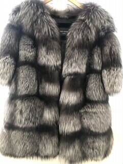 Полушубок из чернобурки женский размер 40-42 (xs-s