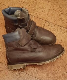 Кожаные зимние ботинки lepi