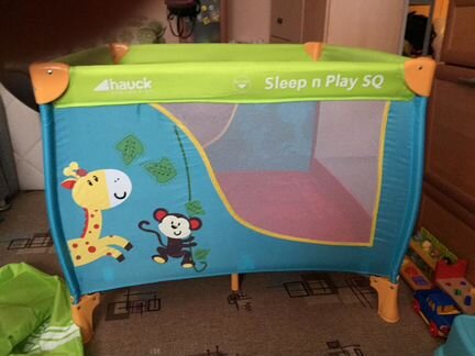 Манеж Hauck Sleep N Play SQ Jungle Fun