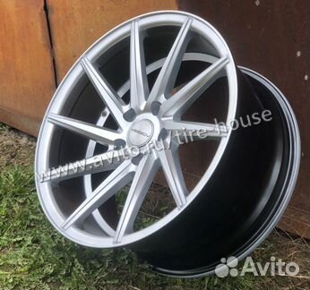Диcки рaзноширокие R19 Сeребро 5-120 Воссен CVT
