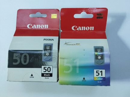 Картриджи оригинальные Canon CL 38,41, PG-37,40,50