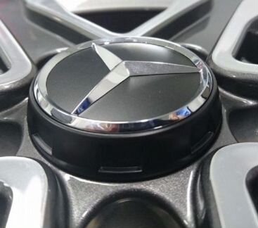 Центральный колпачок AMG Mercedes Benz (черный)