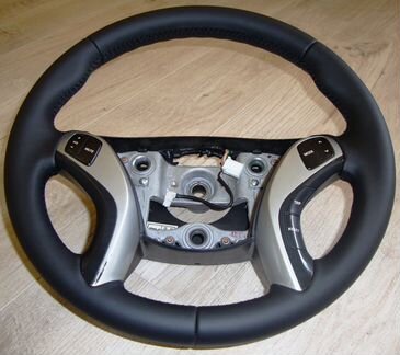 Новый кожаный руль на Хендай Элантра (Elantra)