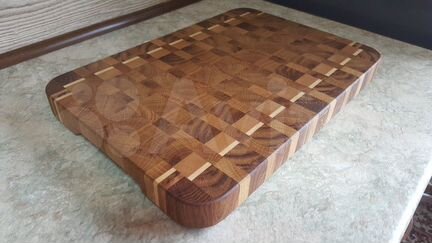 Доска разделочная торцевая