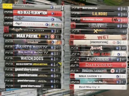 Игры PS3 на дисках и цифровые версии