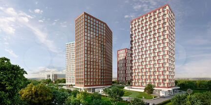 2-к апартаменты, 72.6 м², 8/21 эт.